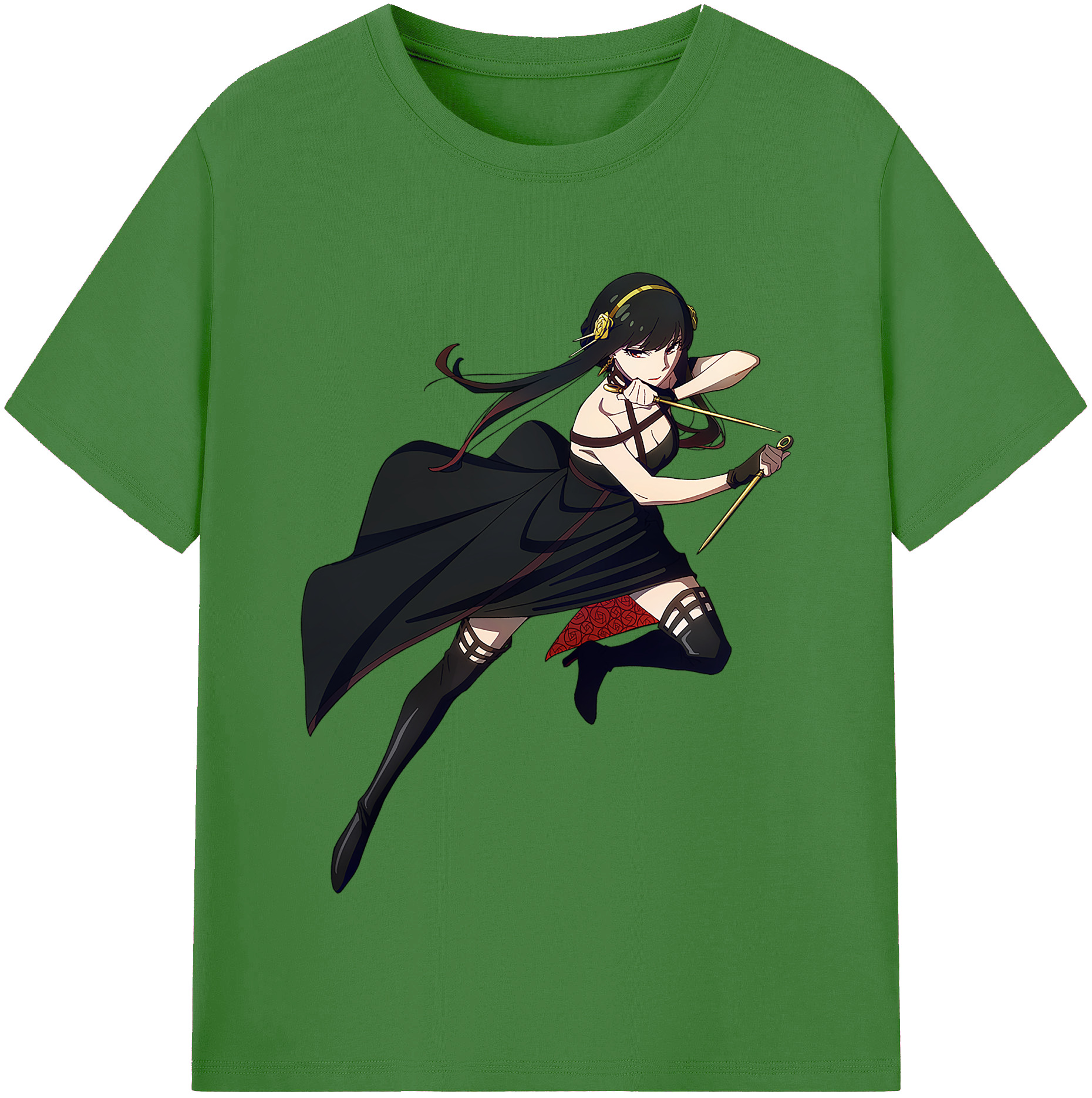 （画像用） SPY×FAMILY间谍家家酒 レディースカジュアルプリントTシャツ（綿100％）